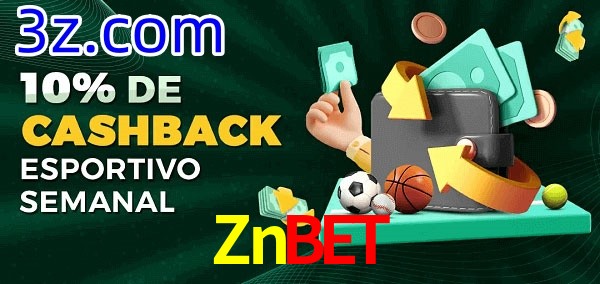 10% de bônus de cashback na Znbet