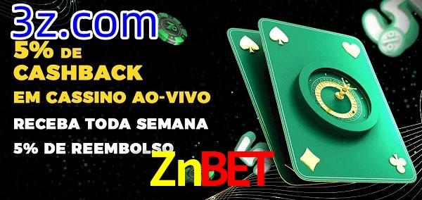 Promoções do cassino ao Vivo Znbet
